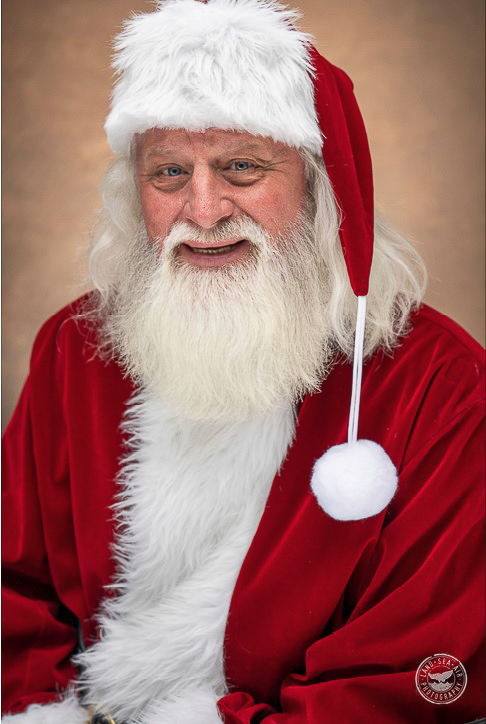 Santa Claus in Clearwater, Florida.  Photo by Land Sea Air Photography